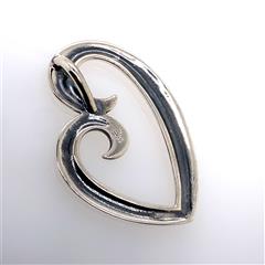 James Avery Mother's Love Heart Sterling Silver Pendant